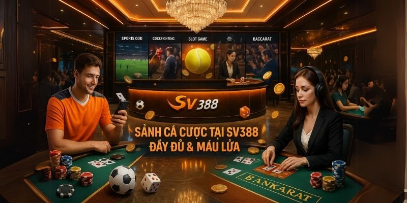 Sảnh cược đa dạng tại SV388 - nơi cảm xúc và chiến thuật lên ngôi